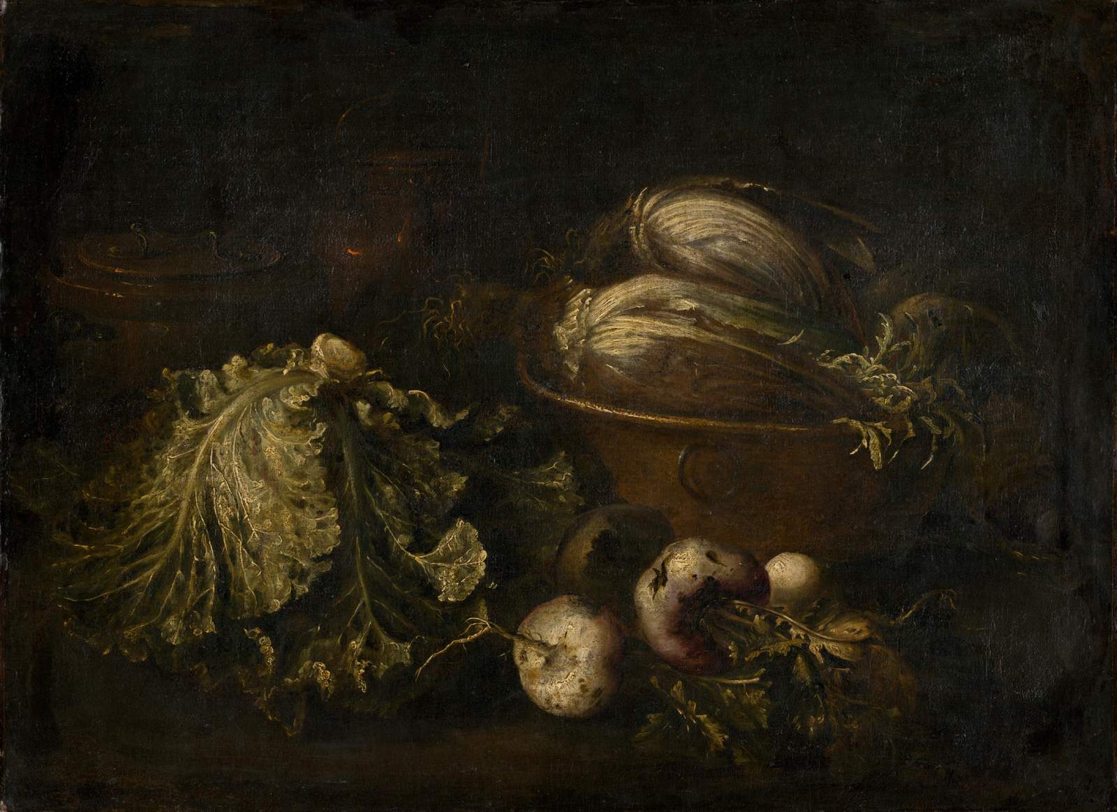 Rustic Vintage Vegetable Still Life Wall Art