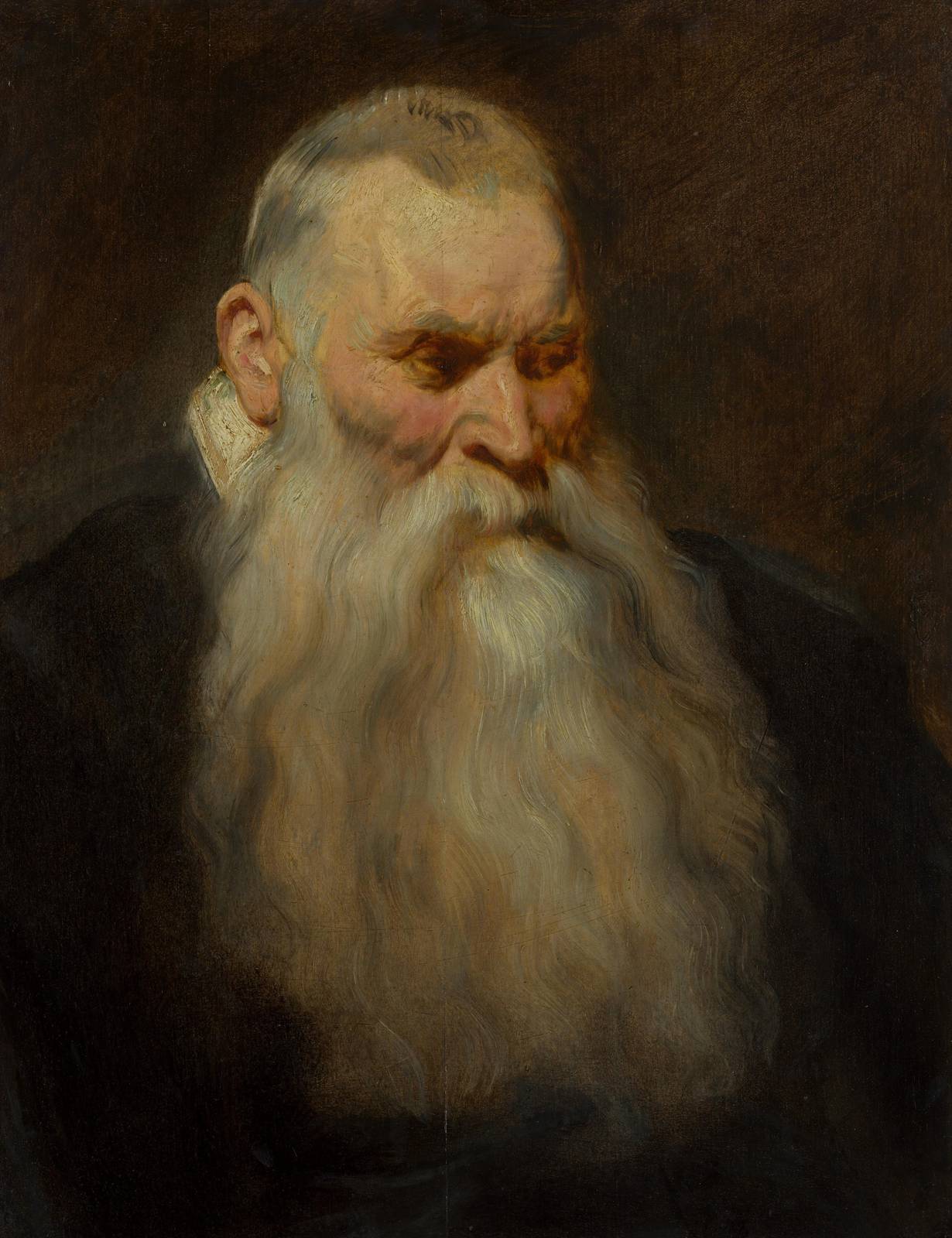Wise Old Man Portrait Classic Wall Art