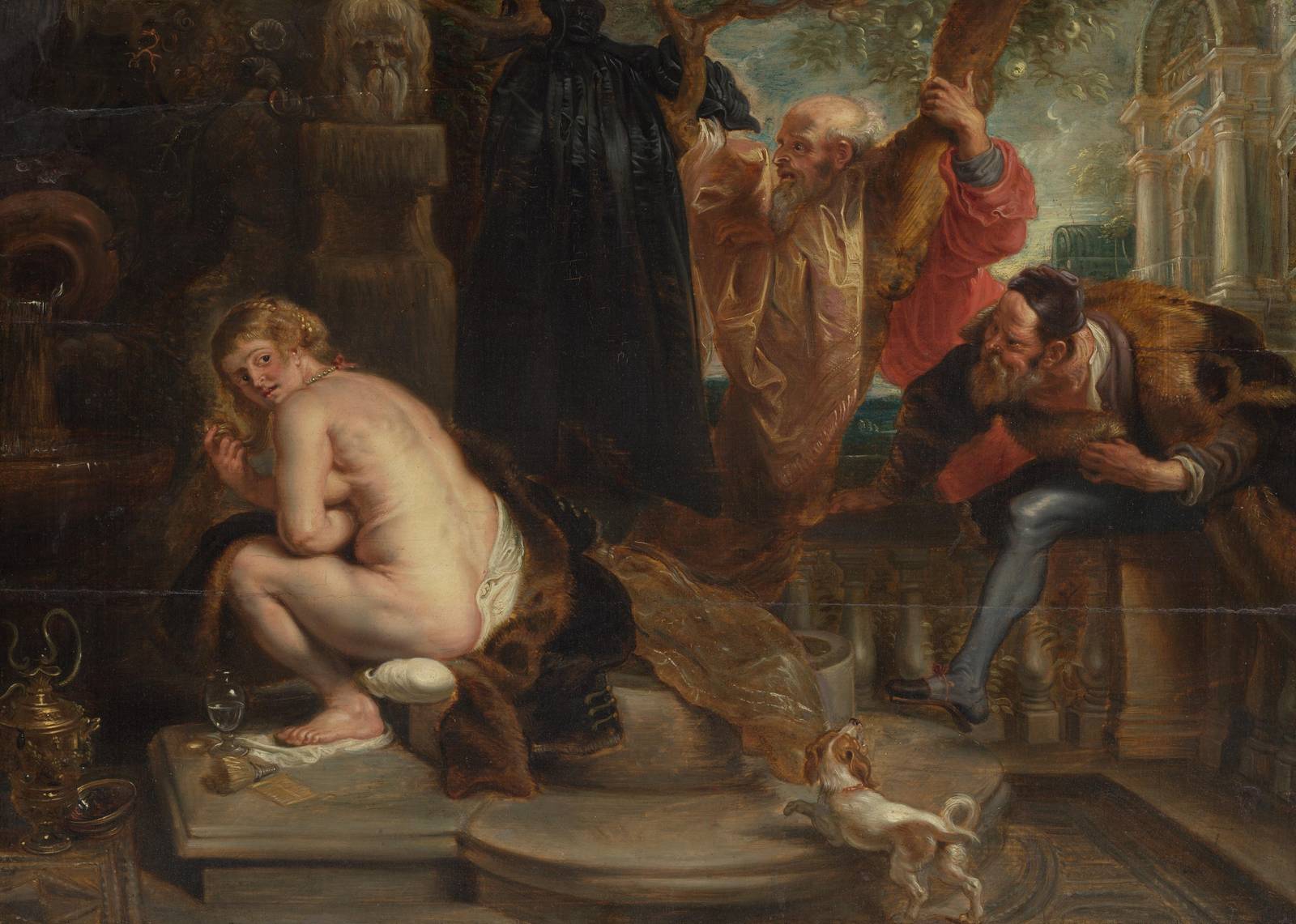 Susanna and the Elders Baroque Wall Art