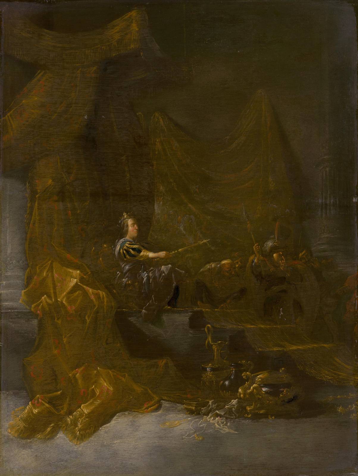 Baroque Royal Scene Wall Art