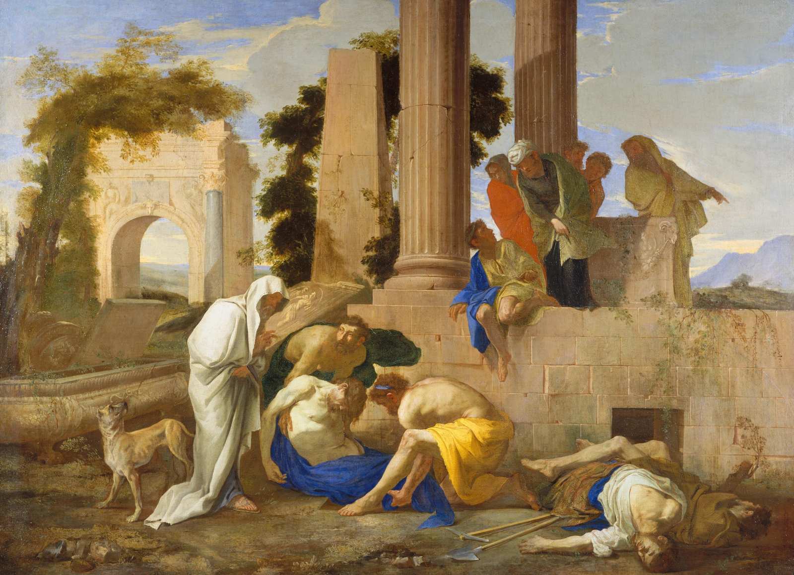 Classical Ruin Scene Wall Art