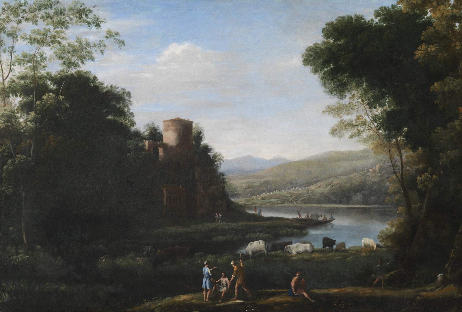 Classical Landscape with Ruins Wall Art