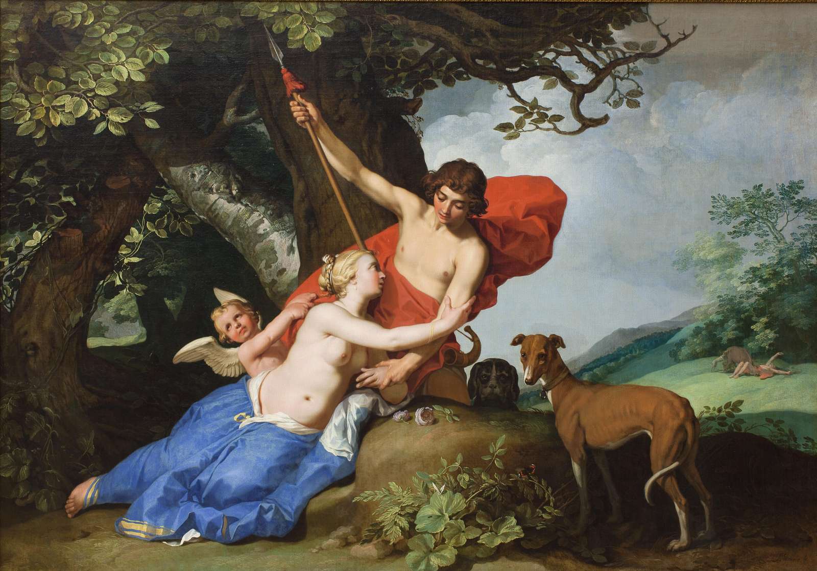 Mythological Romance Venus & Adonis Wall Art