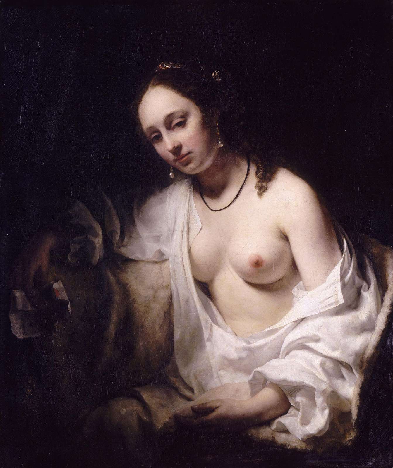 Elegant Woman Portrait Art Wall Art