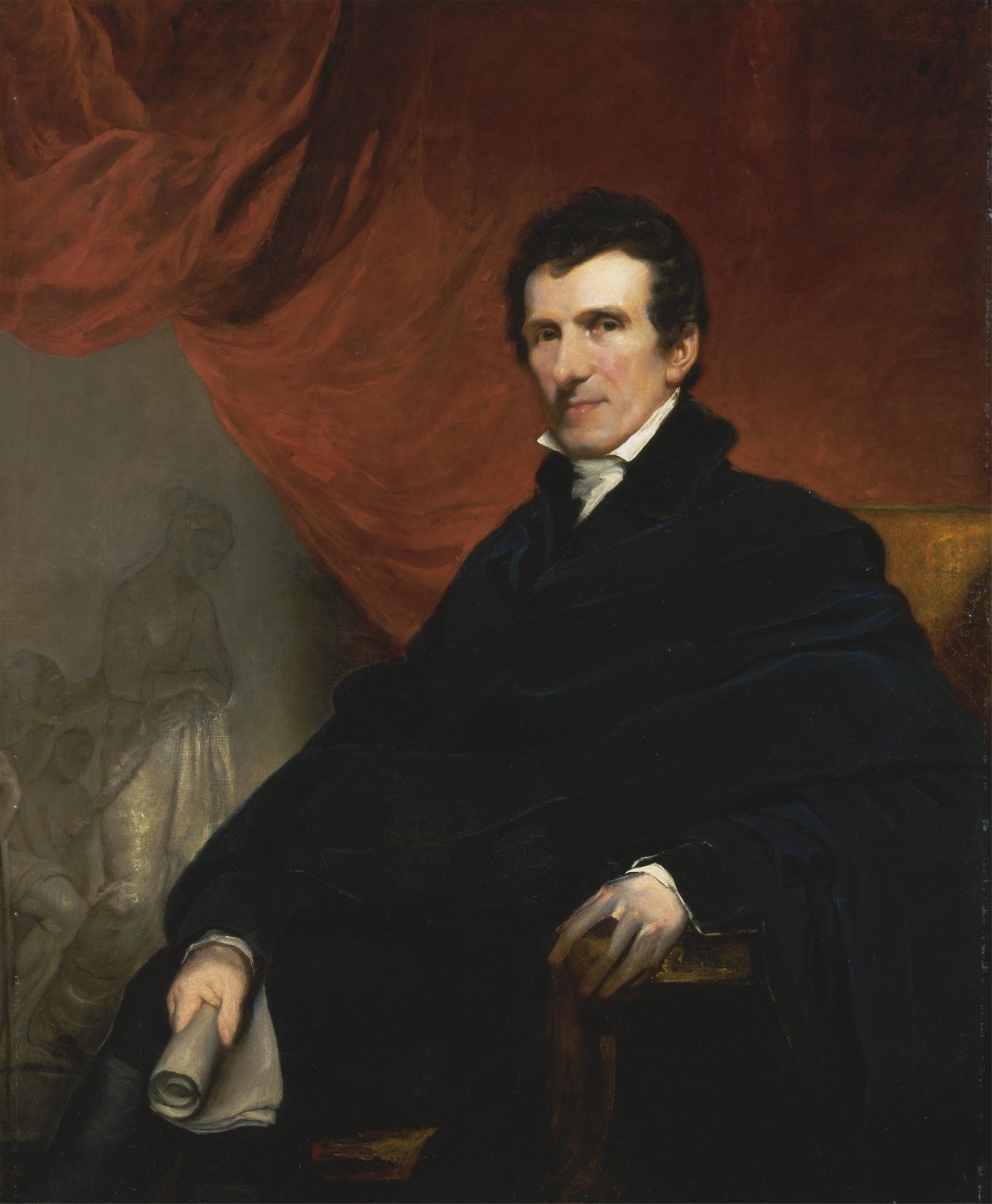 Elegant Man Portrait Historical Wall Art