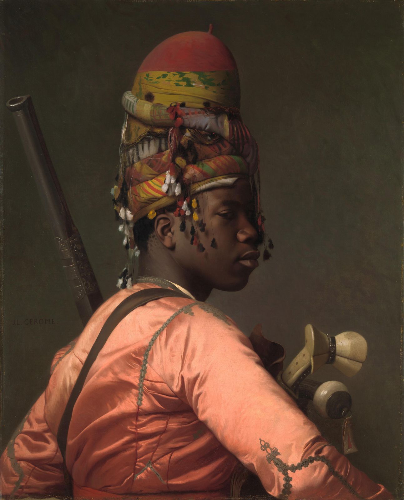 Exotic Warrior Turban & Rifle Wall Art