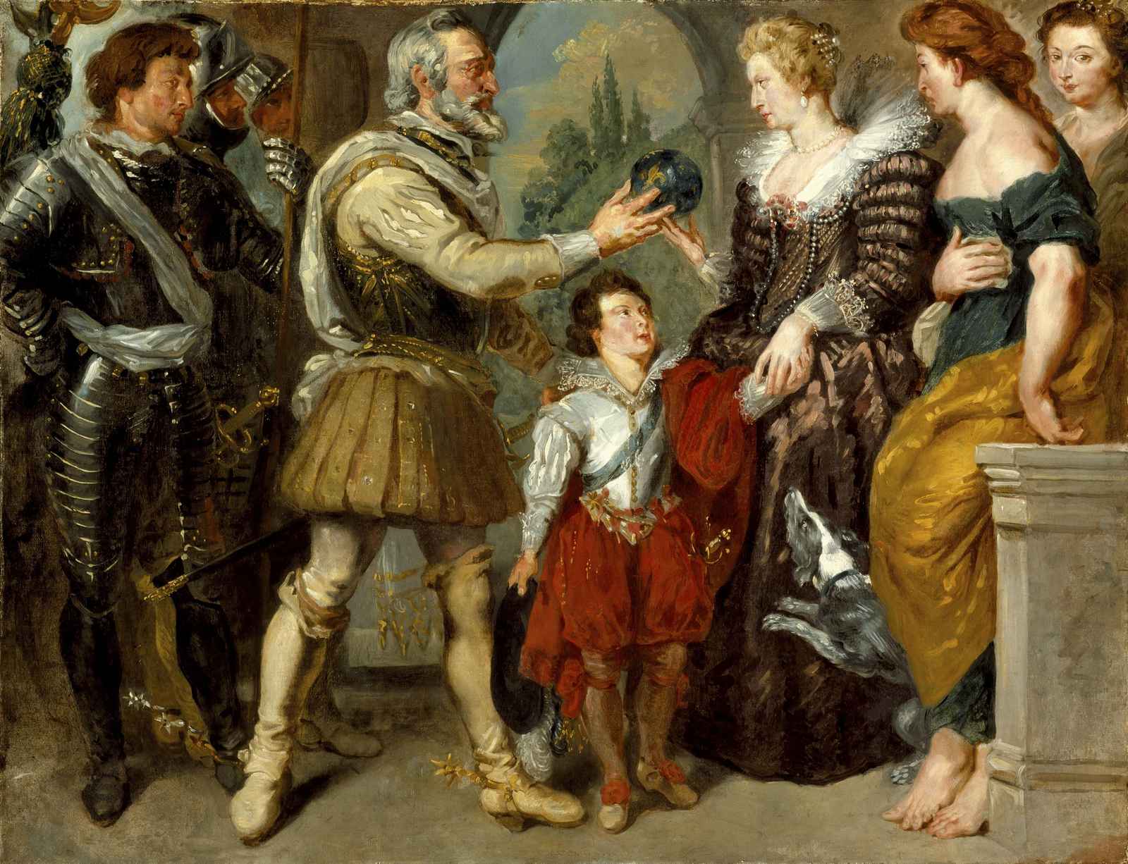 Baroque Family Portrait Wall Art