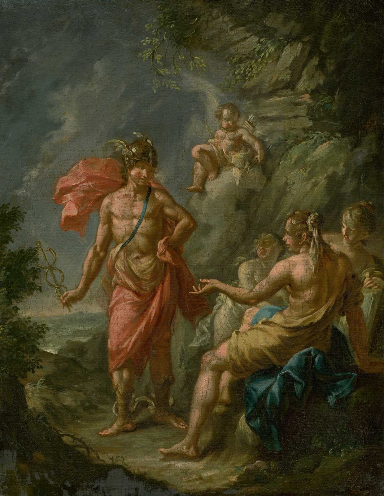 Mercury and Io Mythological Scene Wall Art