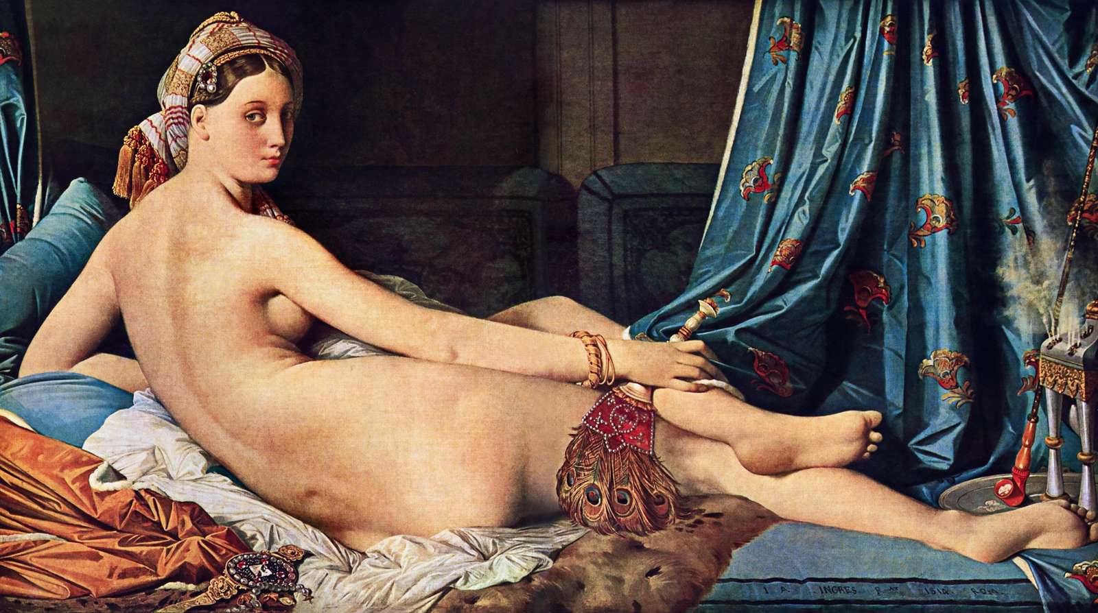 Odalisque Oriental Beauty Wall Art