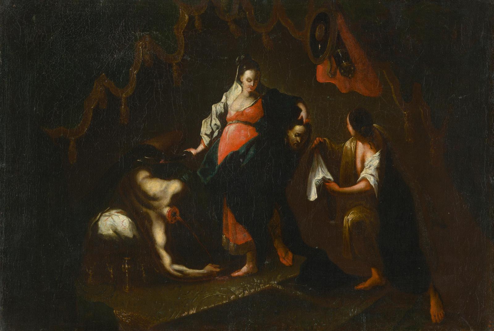 Judith Beheading Holofernes Baroque Wall Art