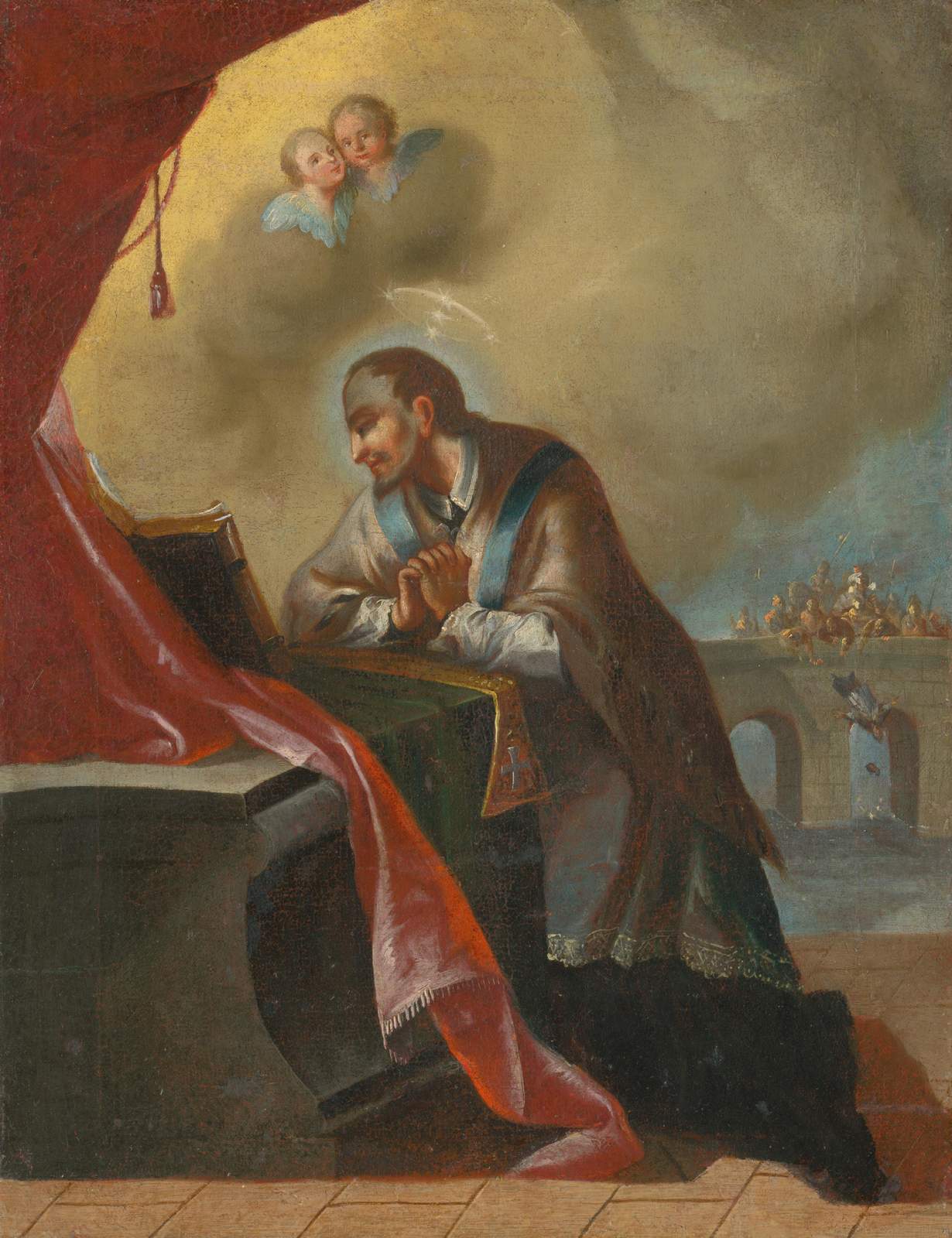 Serene Prayer Saint Wall Art - Religious Art