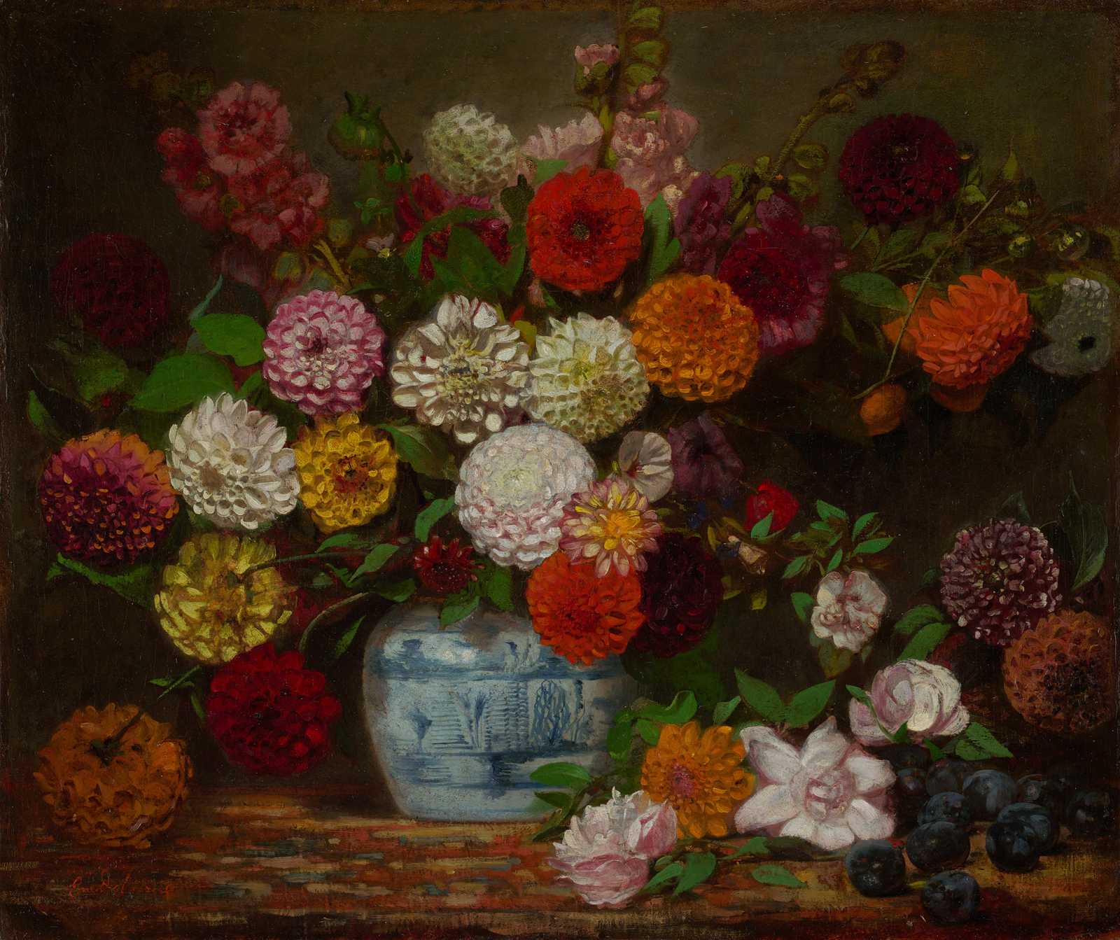 Vibrant Floral Arrangement Still Life Wall Art