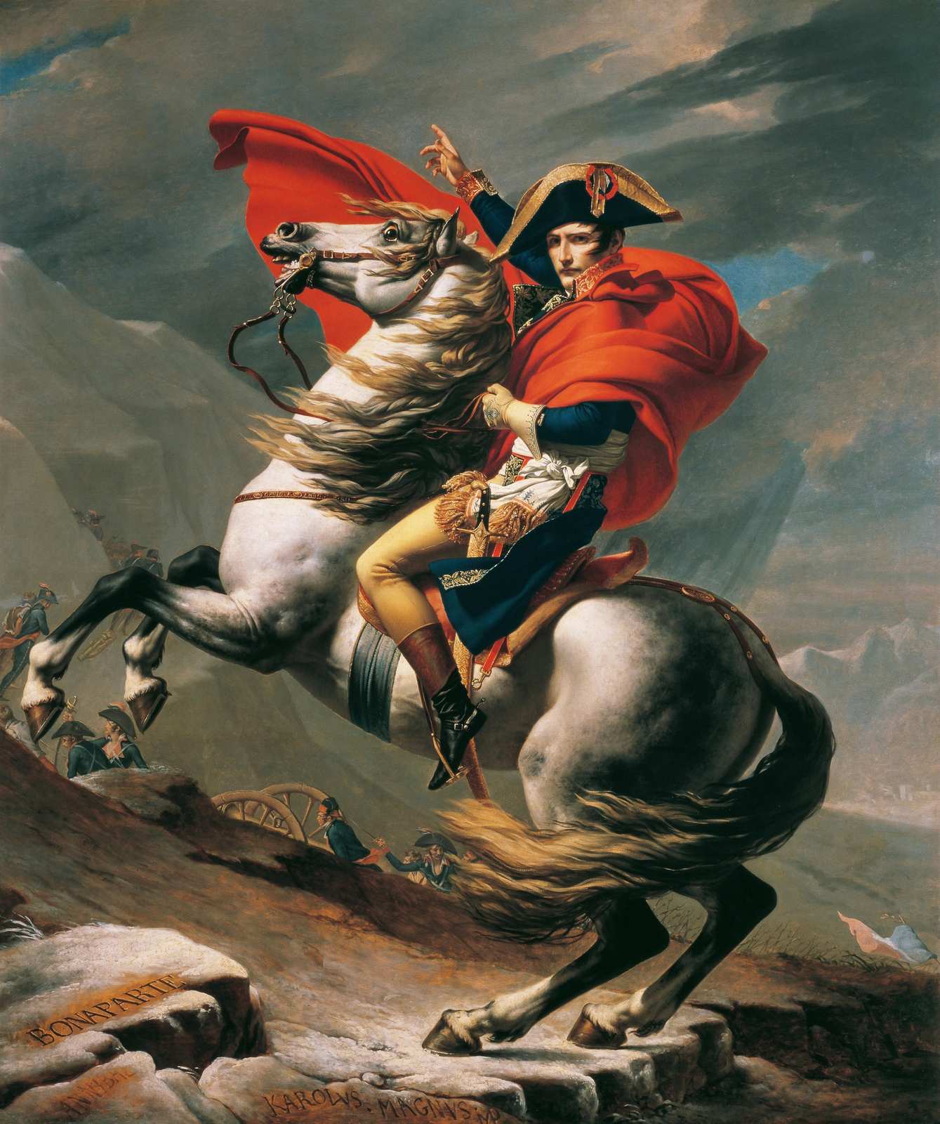 Napoleon Crossing the Alps Wall Art