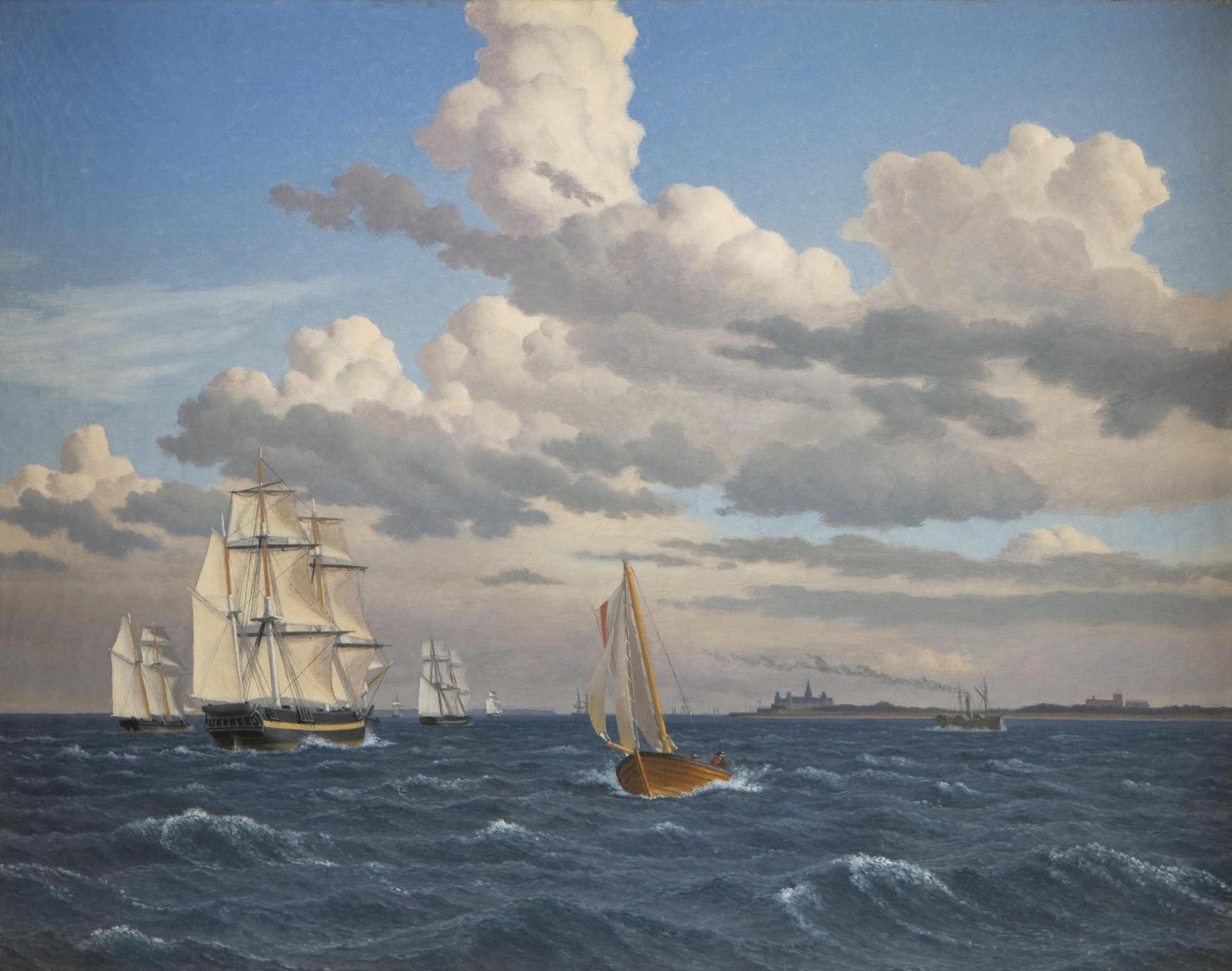 Maritime Fleet Sailing Wall Art