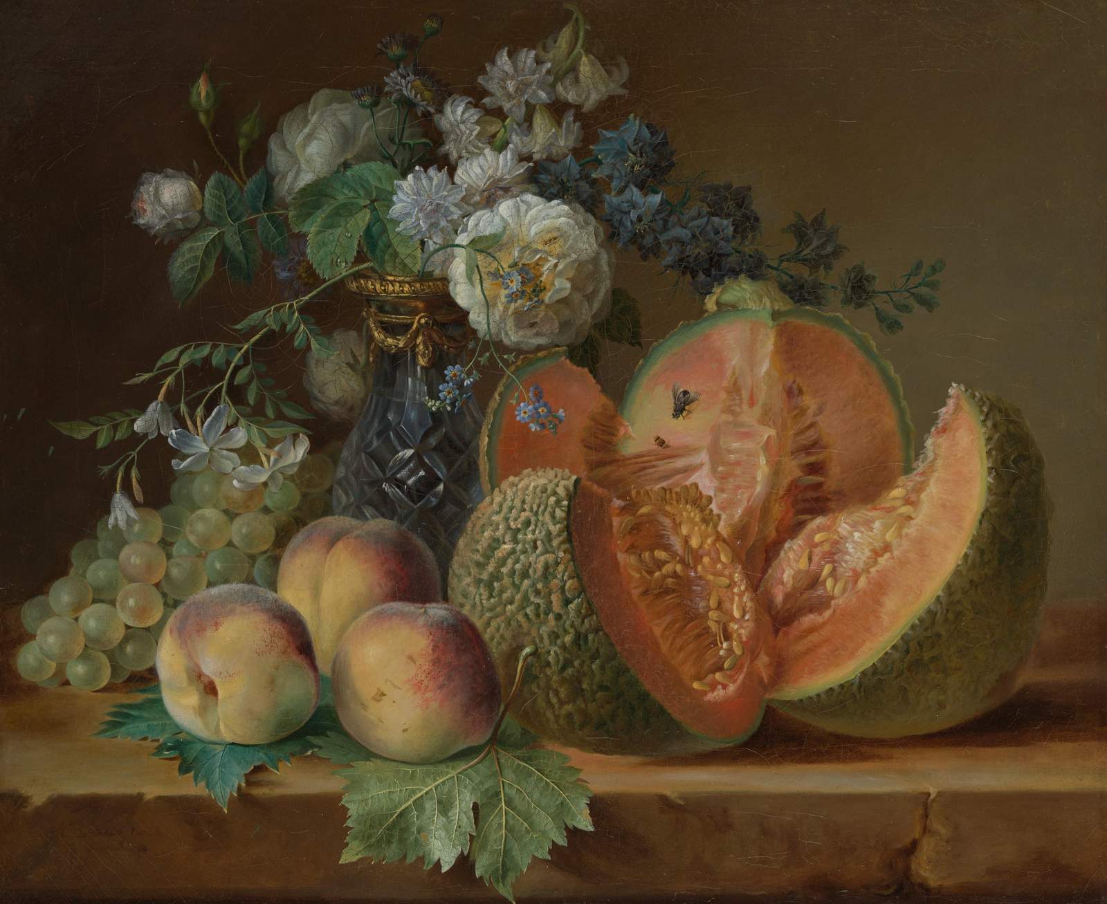 Exquisite Fruit & Flowers Still Life Wall Art