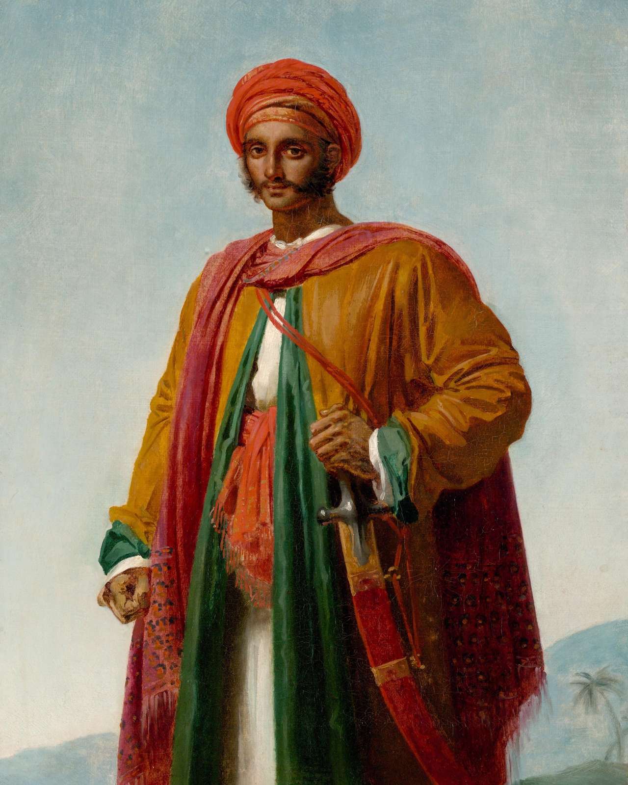 Oriental Gentleman Portrait Wall Art