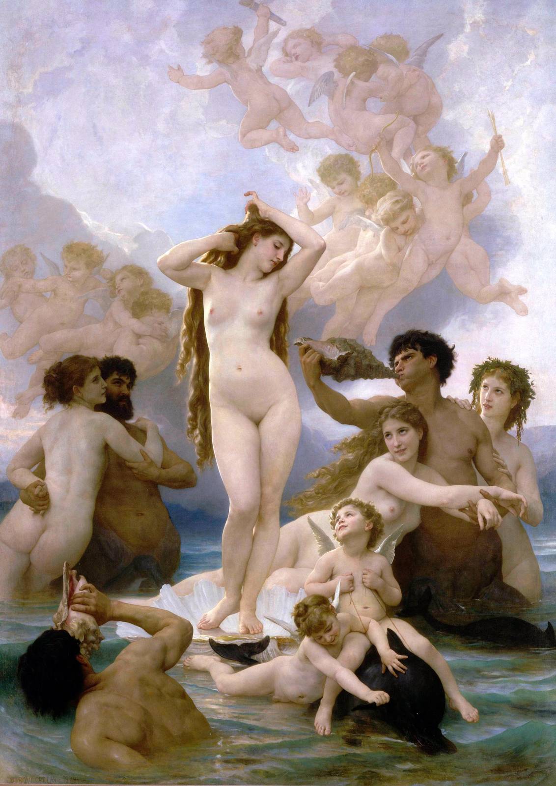 Birth of Venus Serene Classicism Wall Art