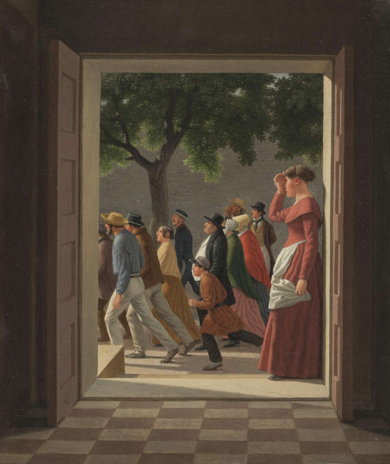 Vintage Procession Fine Art Wall Art