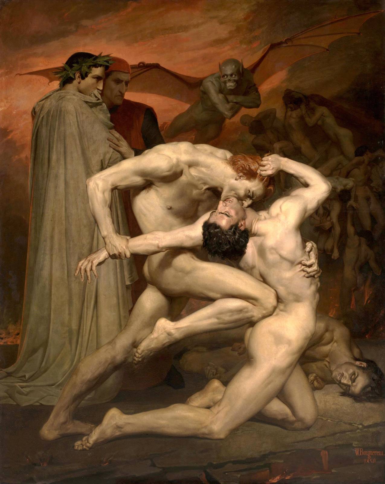 Inferno Torment Human Struggle Wall Art