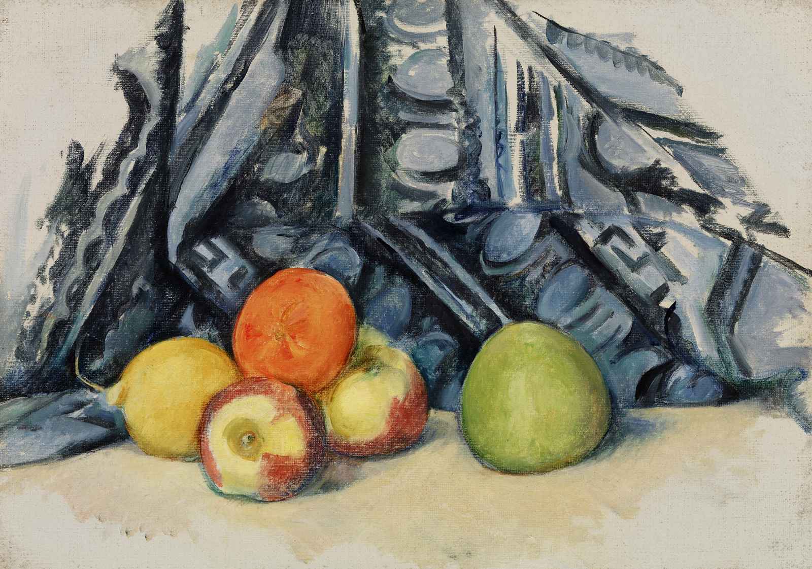 Vibrant Fruit Still Life Oil Painting Wall Art