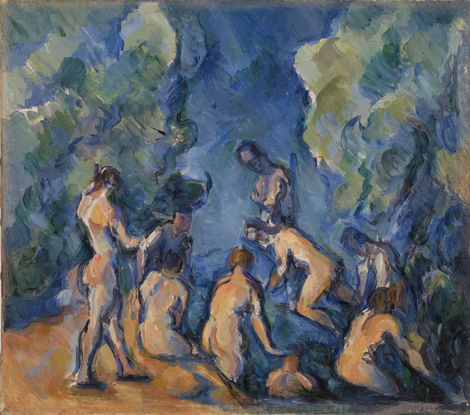 Impressionist Bathers Serene Nature Wall Art