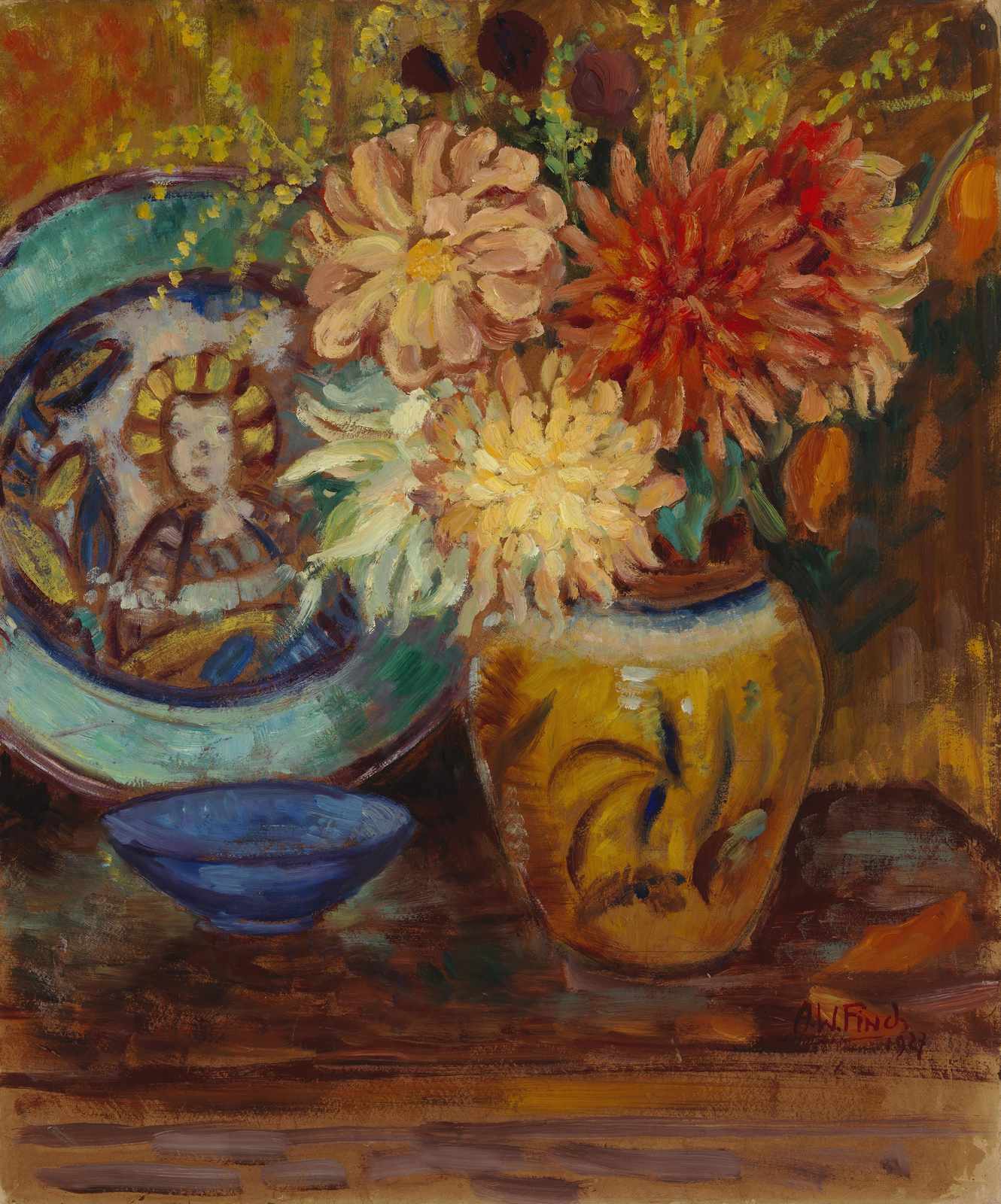 Vibrant Floral Still Life Wall Art - Impressionist Art