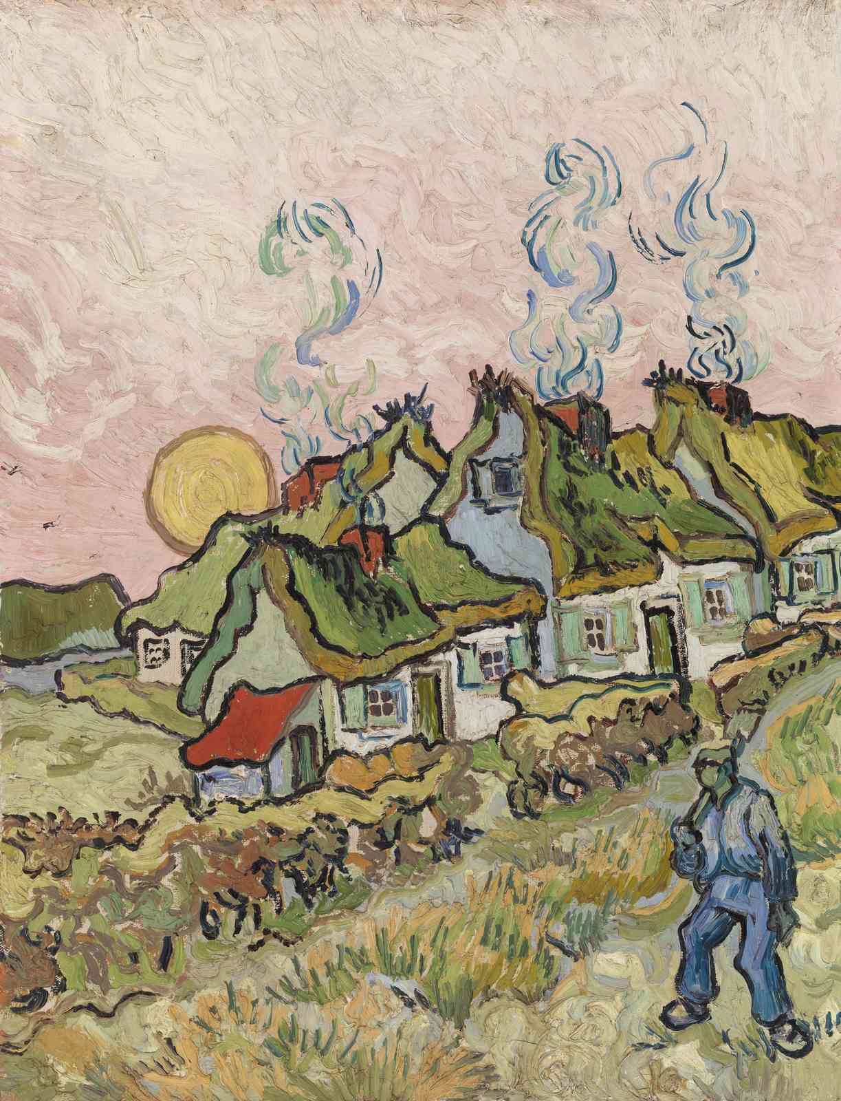 Van Gogh Village Life Wall Art
