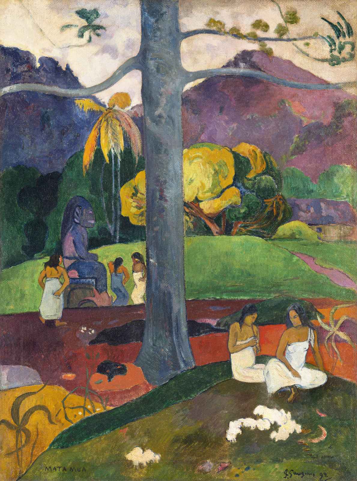 Mata Mua Gauguin "When Will You Marry?" Wall Art