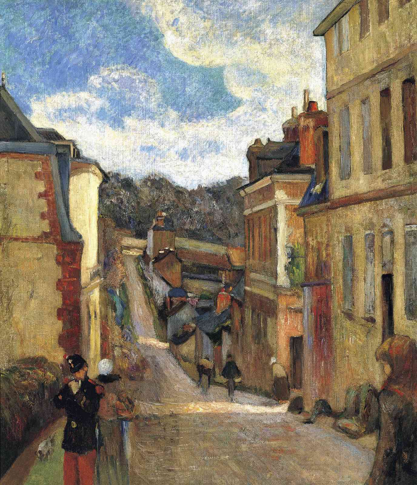 Impressionist Street Scene Wall Art