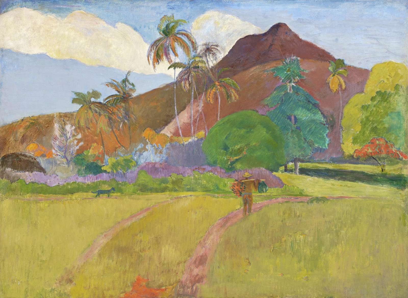 Tropical Landscape "Tahitian Idyll" Wall Art