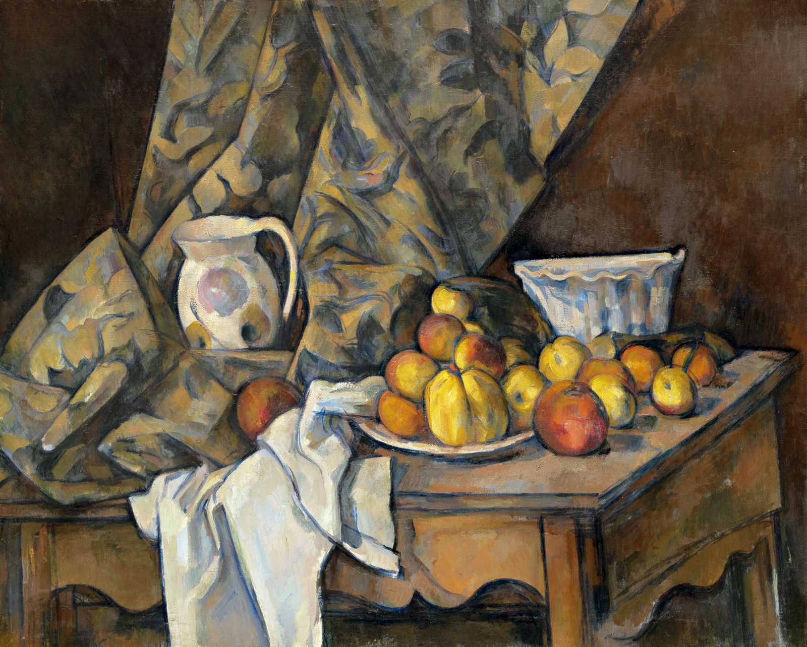 Vibrant Still Life Fruit Bowl Wall Art