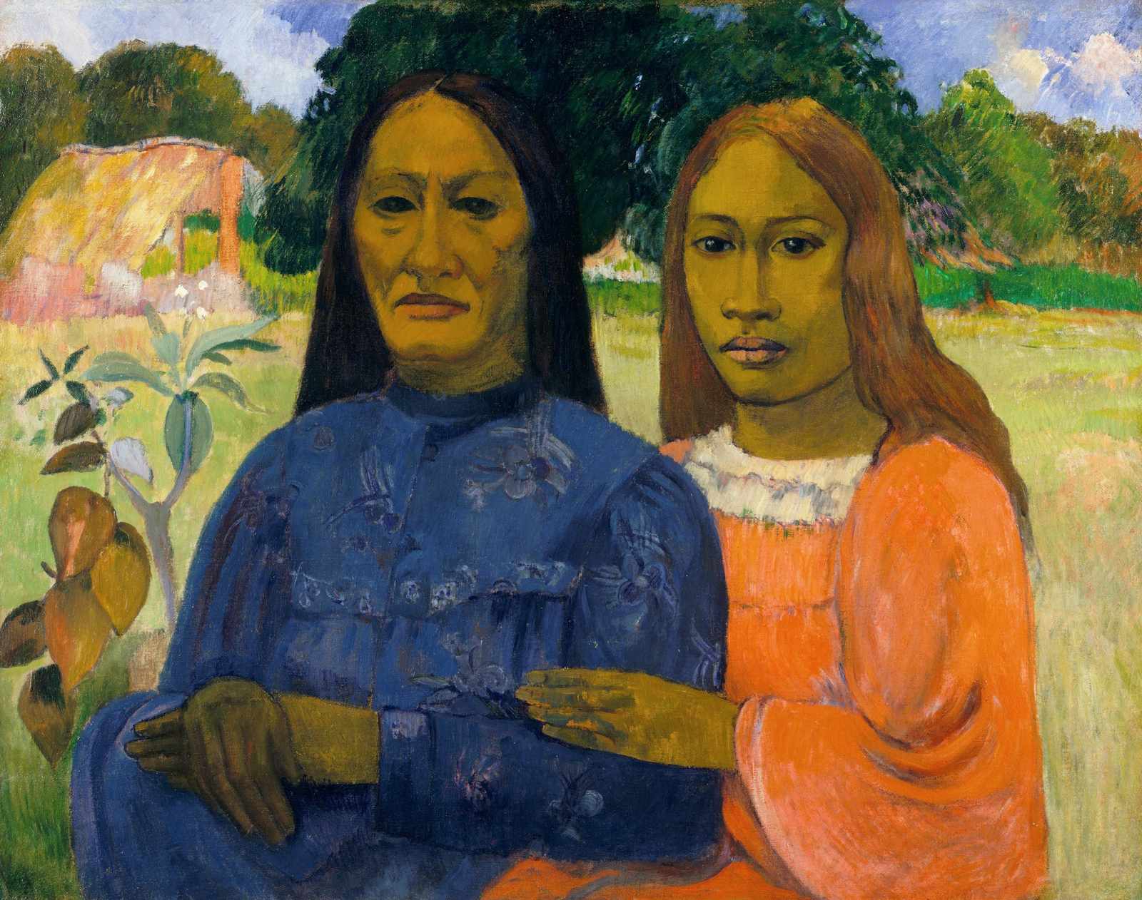 Tahitian Women Portrait Wall Art