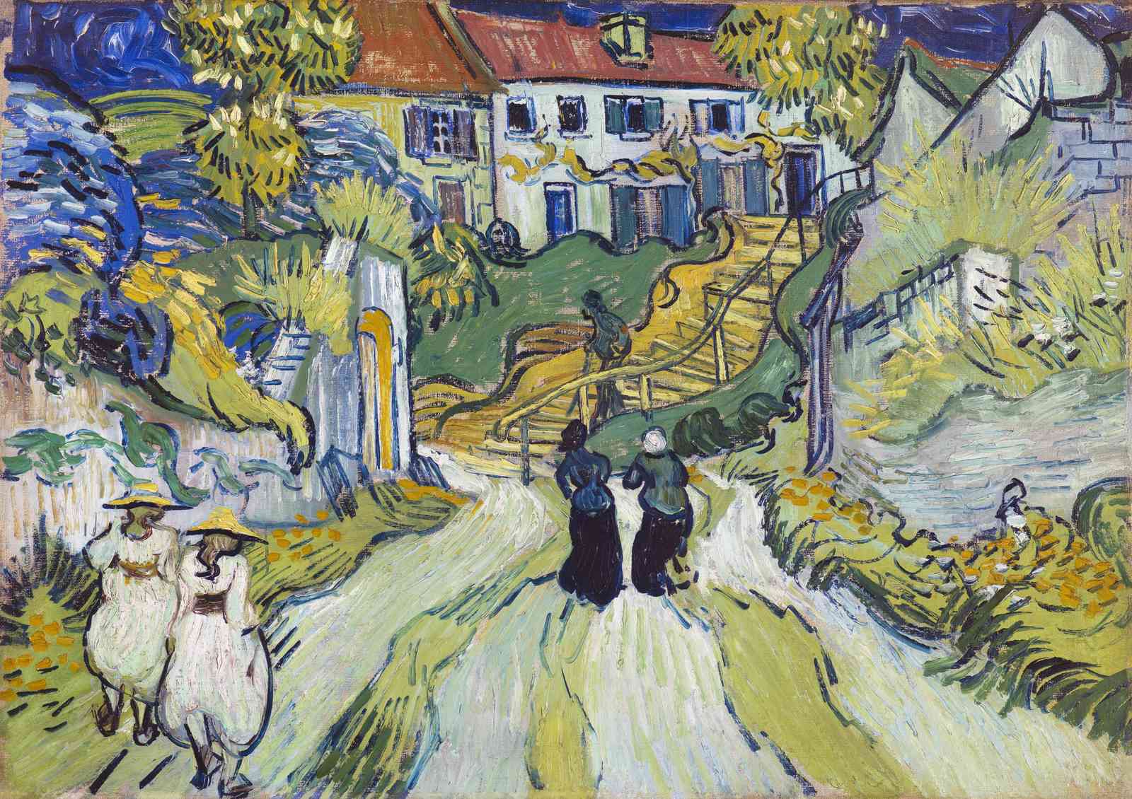 Van Gogh's "The Garden Path" Wall Art