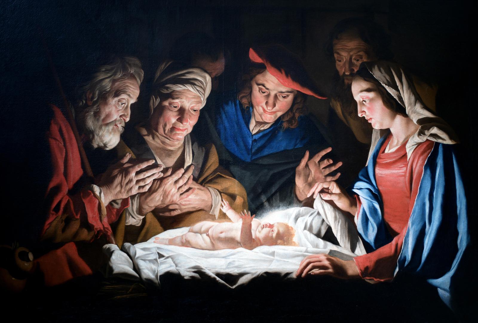 Adoration of the Shepherds Wall Art
