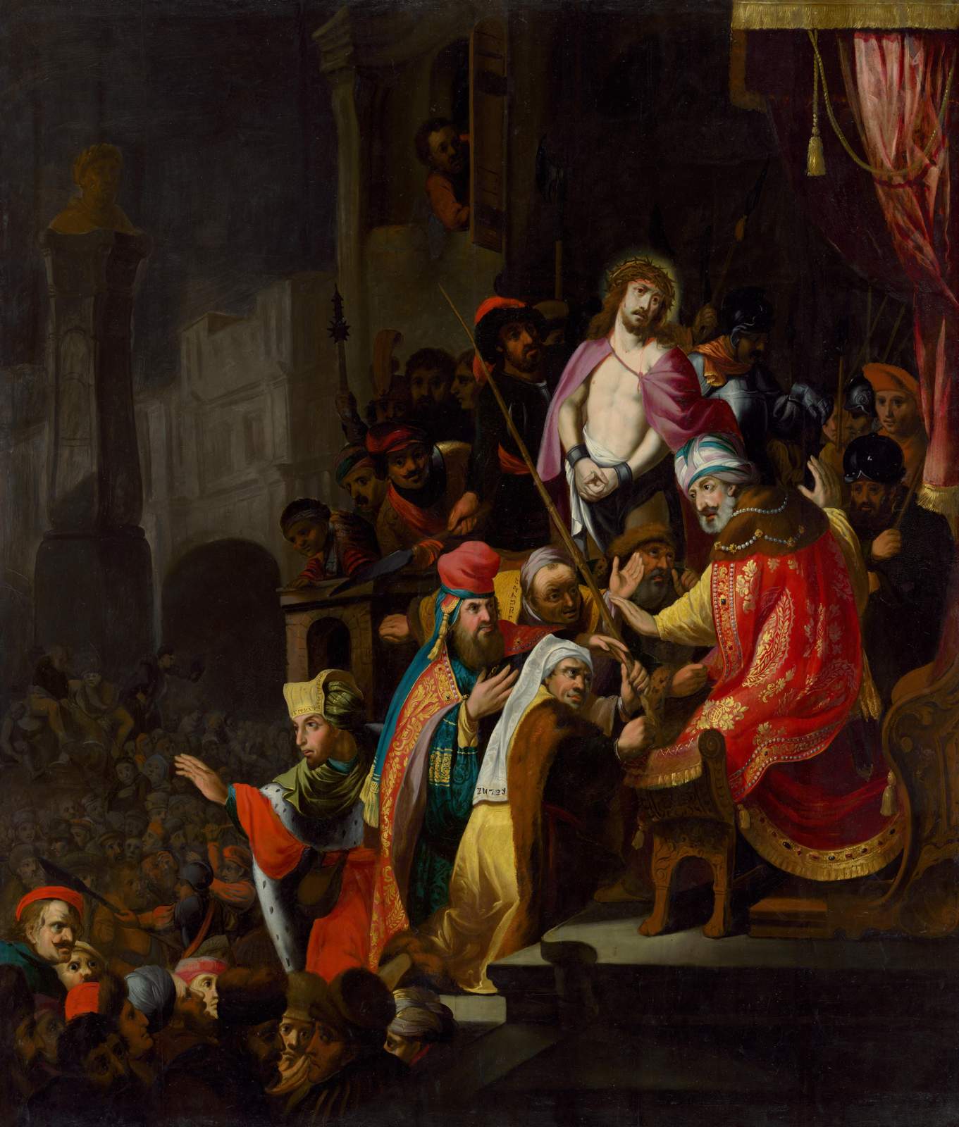 Biblical Scene Jesus Before Pilate Wall Art