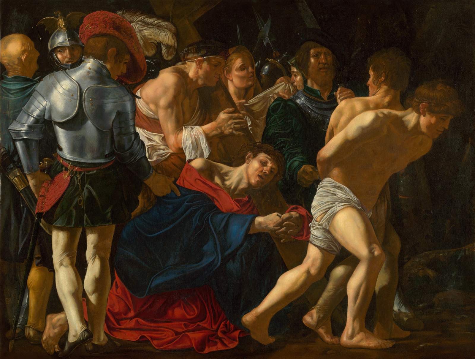 Baroque Religious Masterpiece Jesus Carrying Cross Wall Art