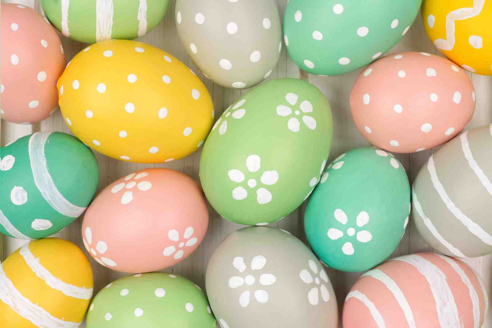 Pastel Easter Eggs Wall Art Wall Art
