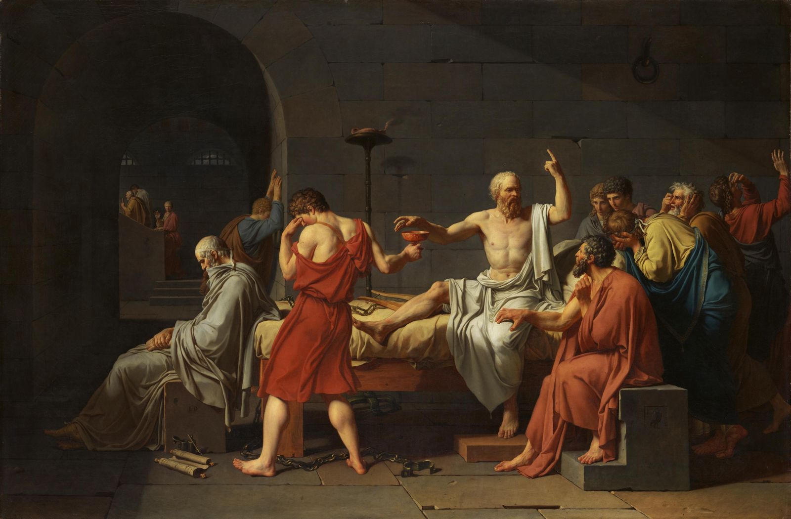 Socrates' Death Philosophy Wall Art