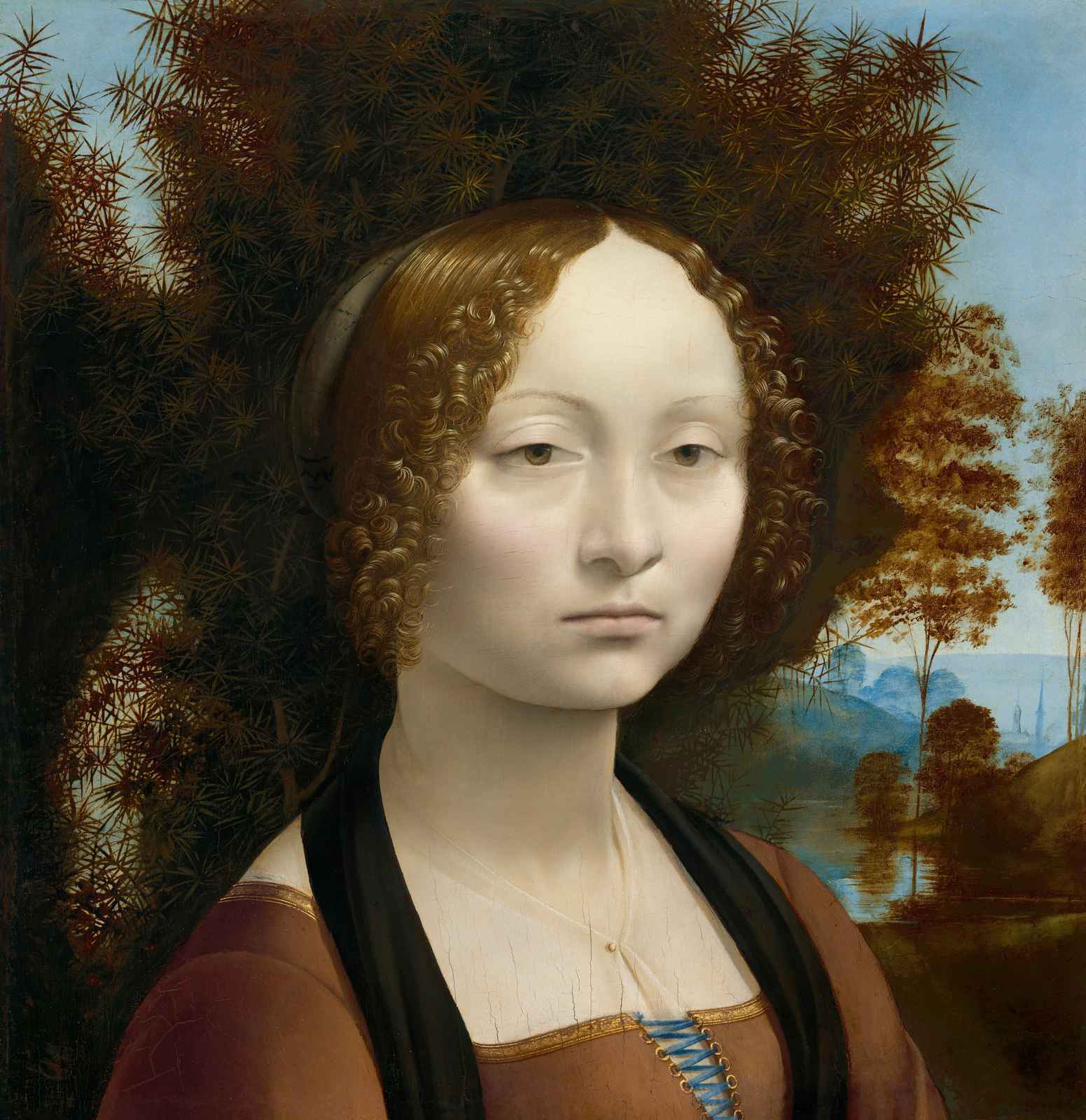 Renaissance Lady Portrait Wall Art Wall Art