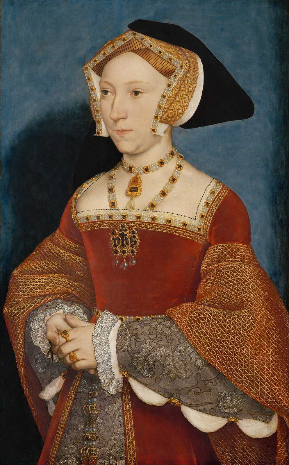 Elegant Tudor Lady Portrait Wall Art