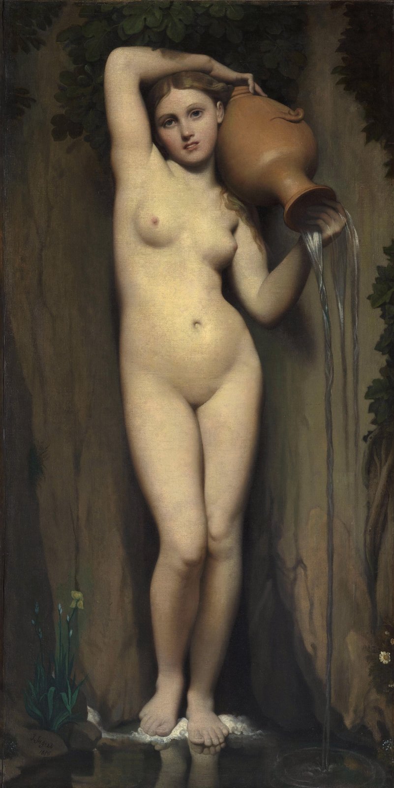 Classical Nude Water Bearer Wall Art
