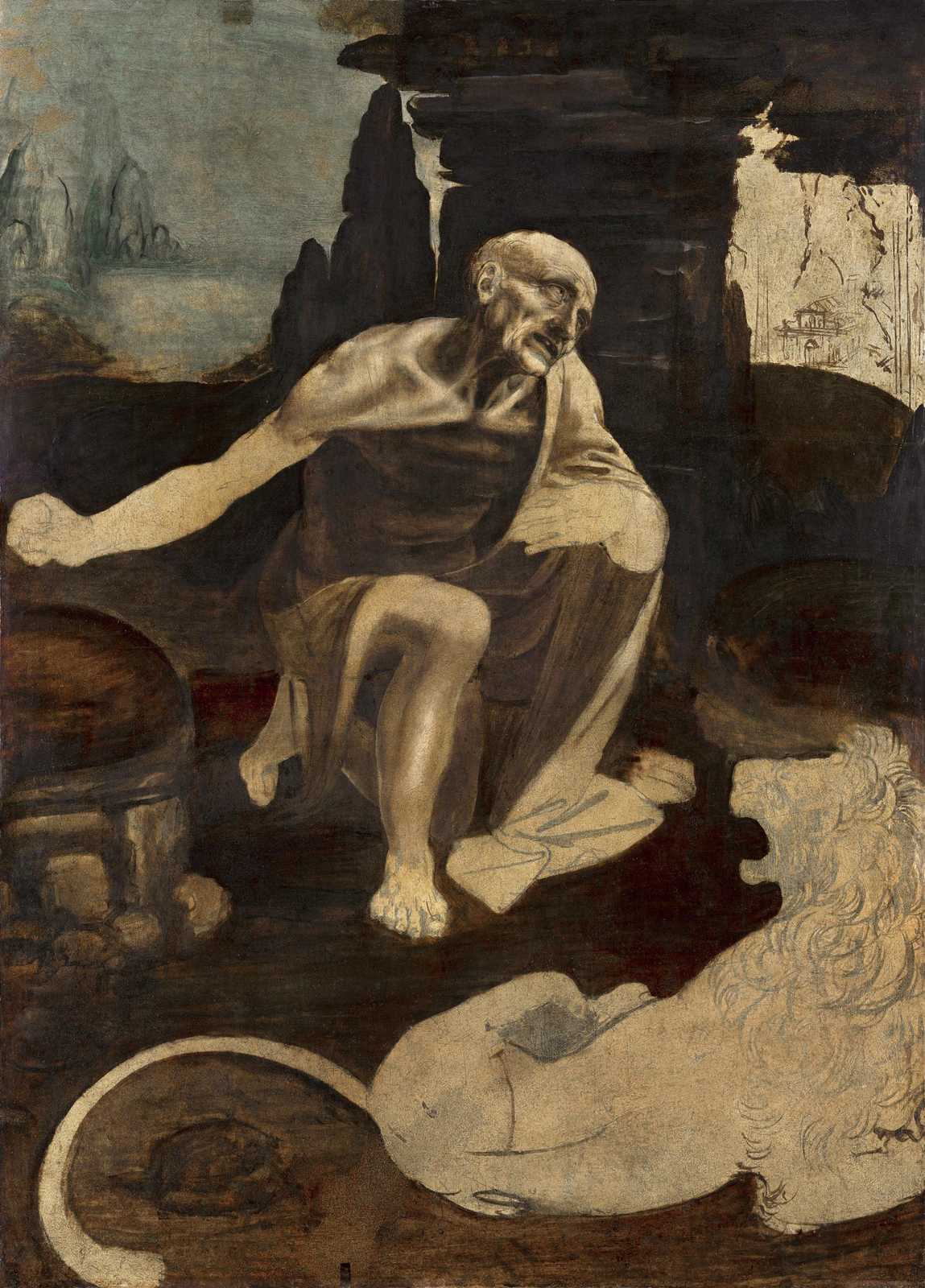Saint Jerome Praying Leonardo da Vinci Wall Art