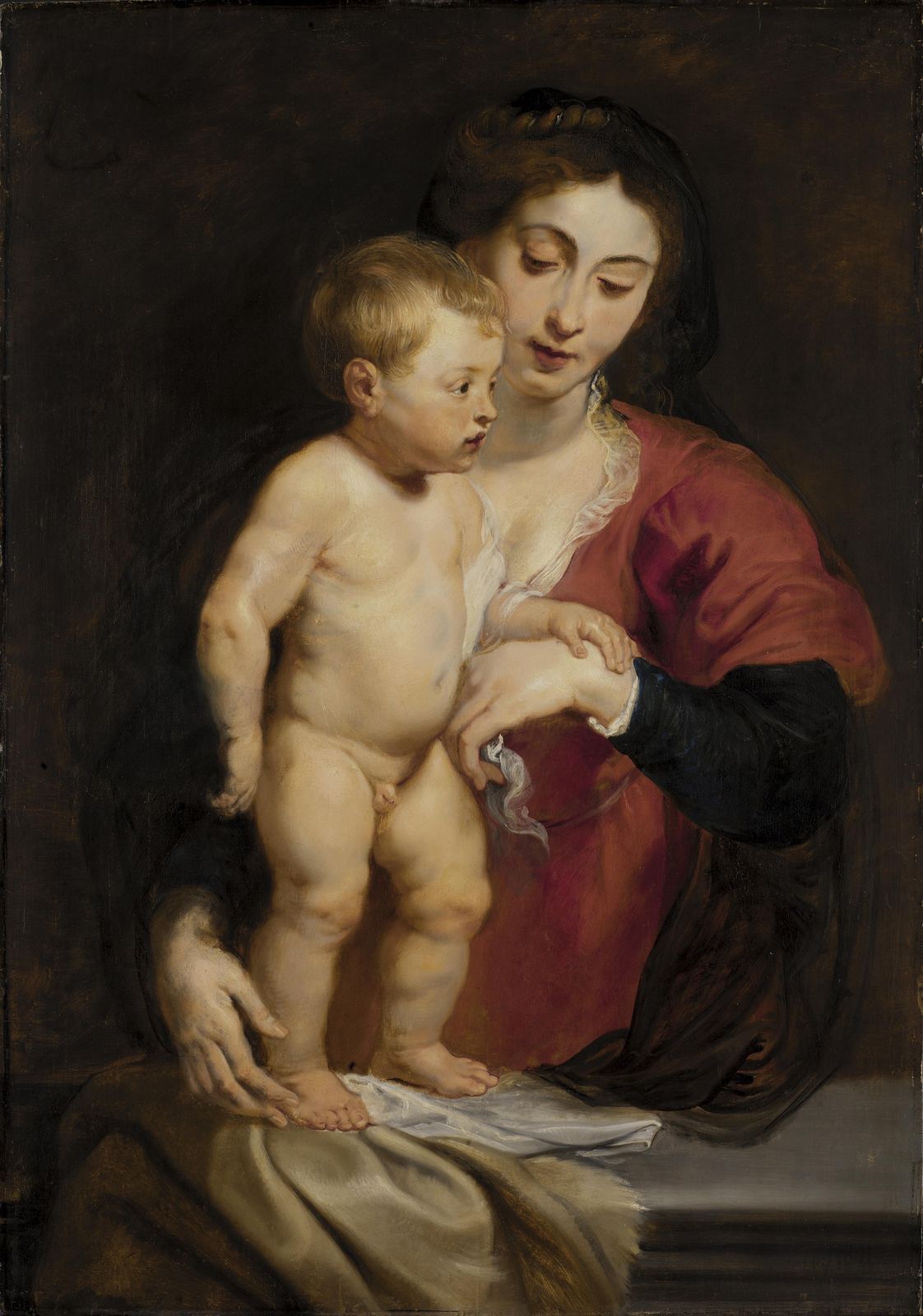 Madonna and Child Baroque Masterpiece Wall Art