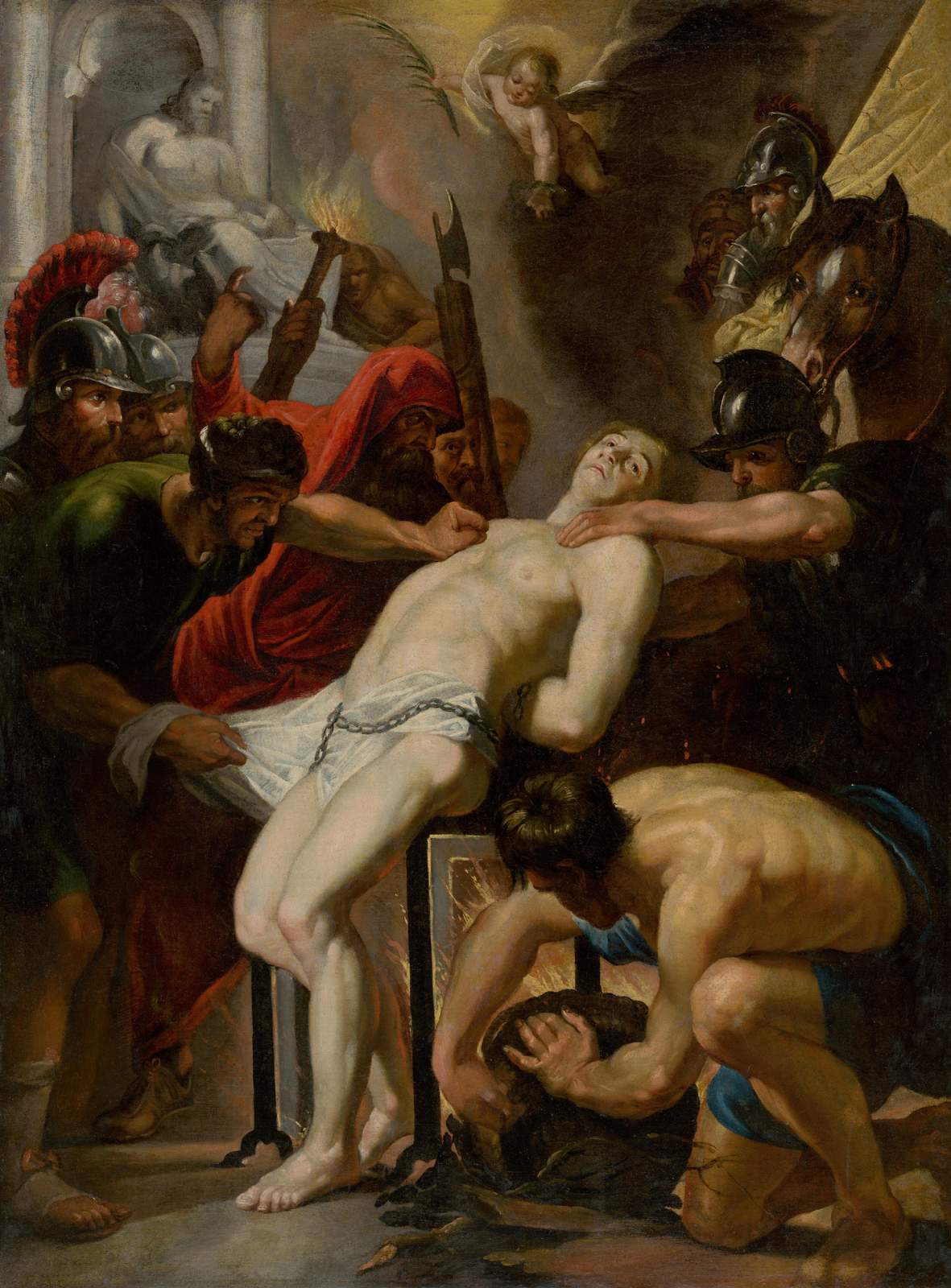 Dramatic Martyrdom Scene Wall Art
