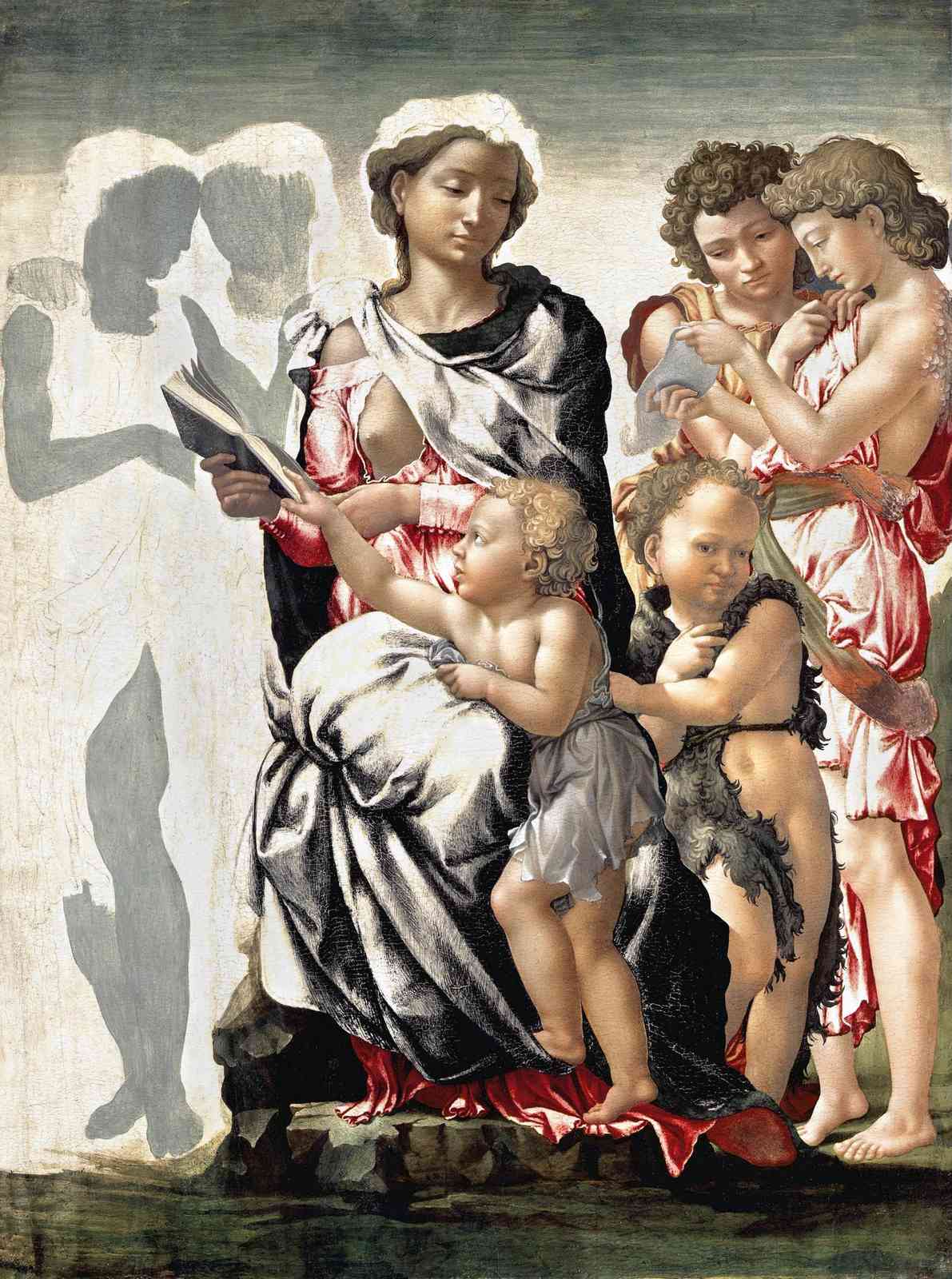 Madonna and Child with Angels Wall Art