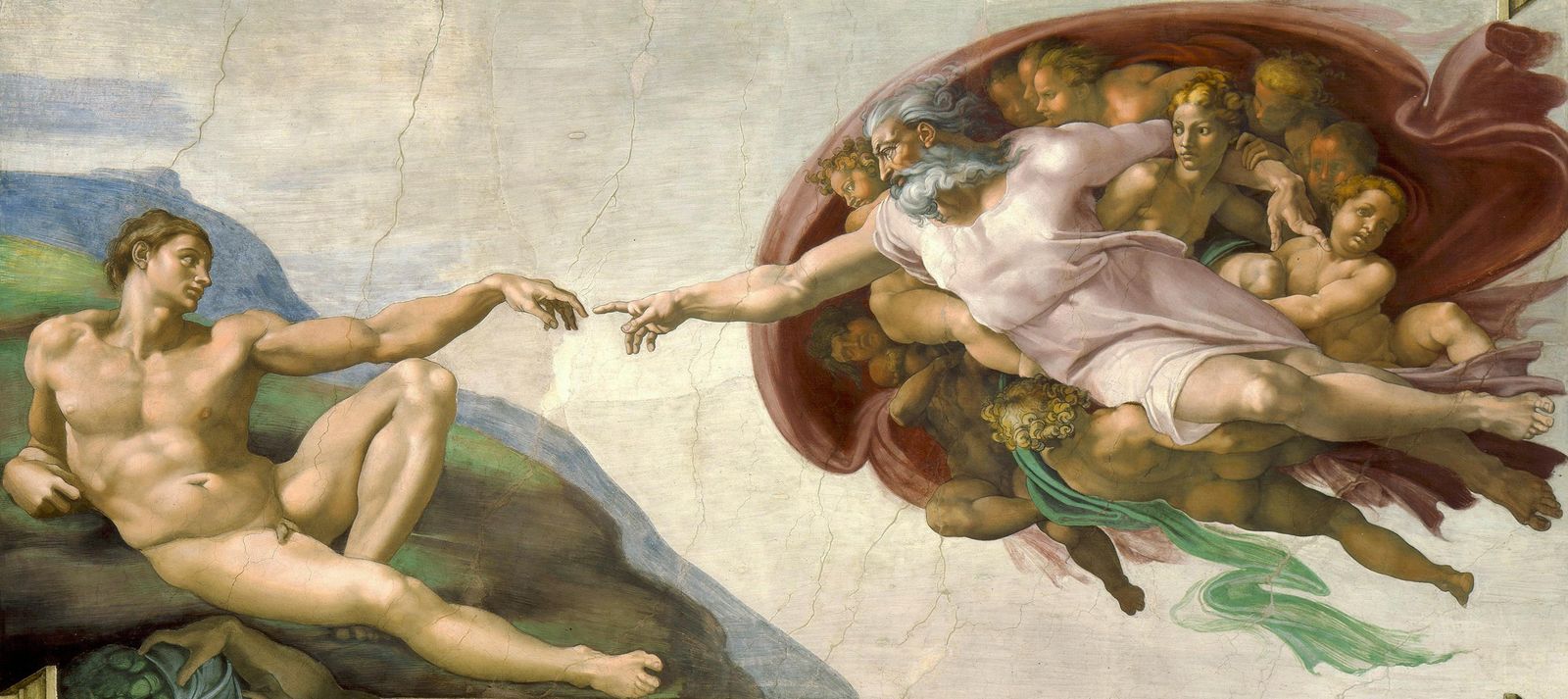 The Creation of Adam Wall Art