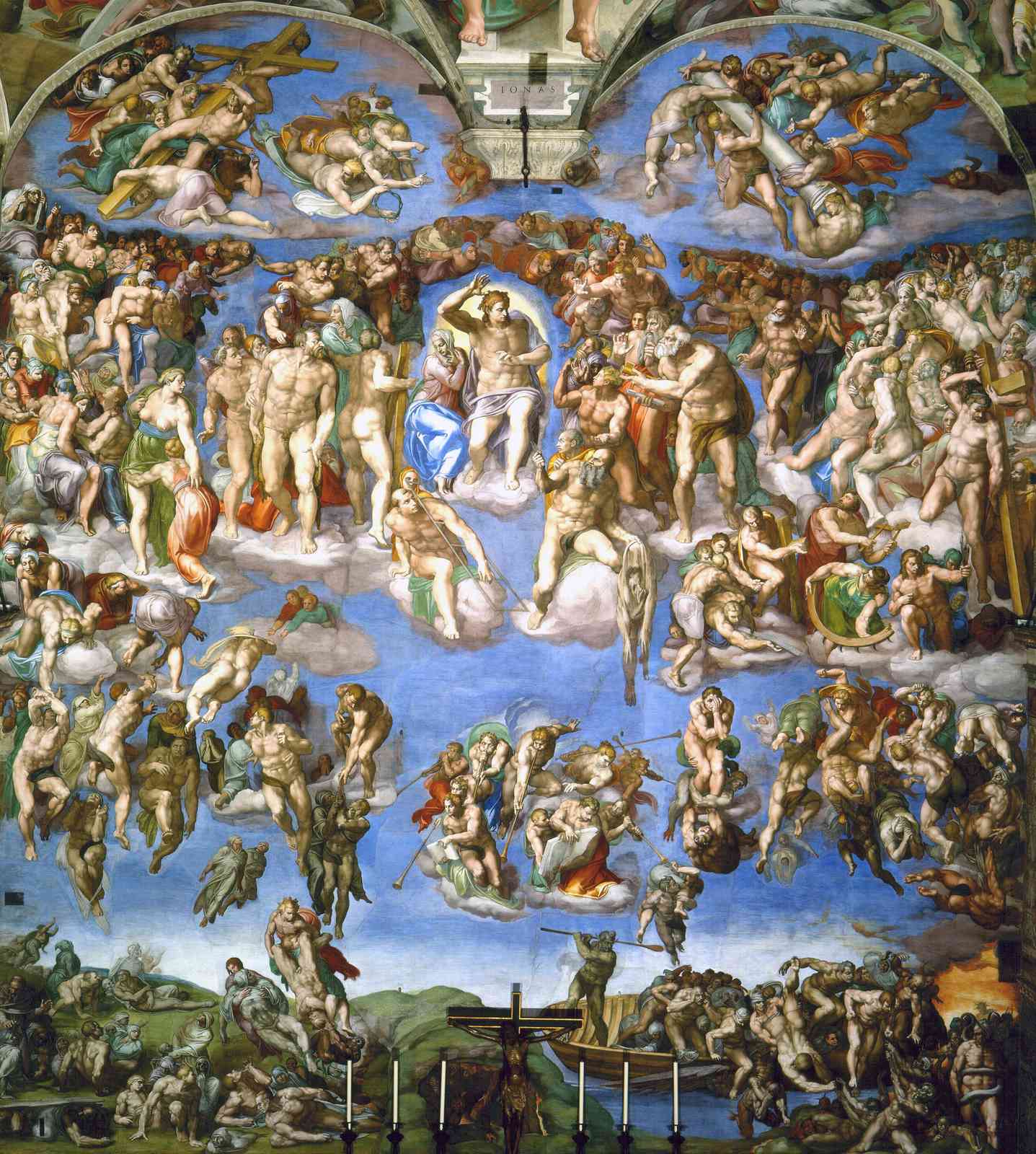 Last Judgment Michelangelo Renaissance Wall Art