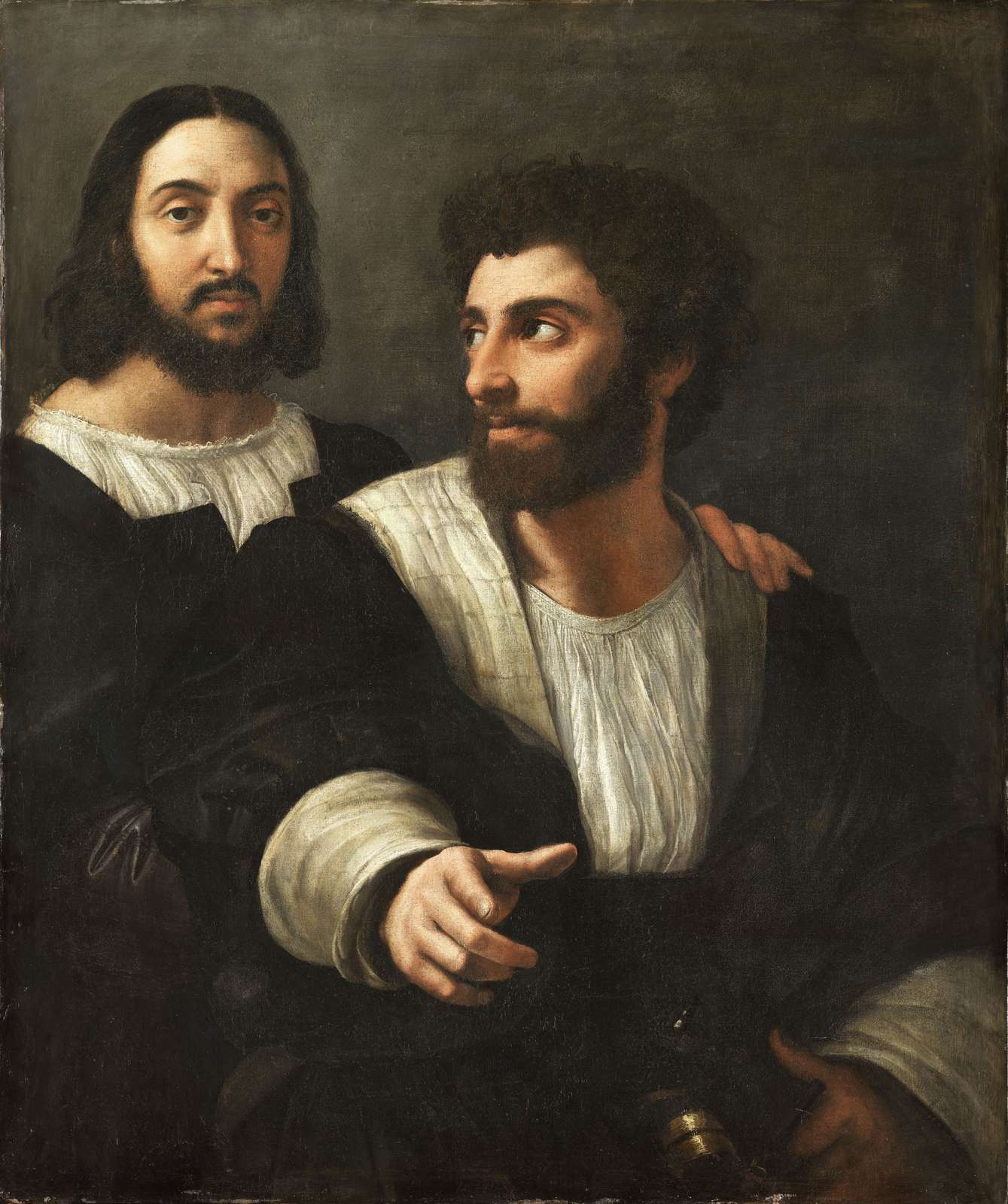 Renaissance Portrait Duo Oil Painting Wall Art