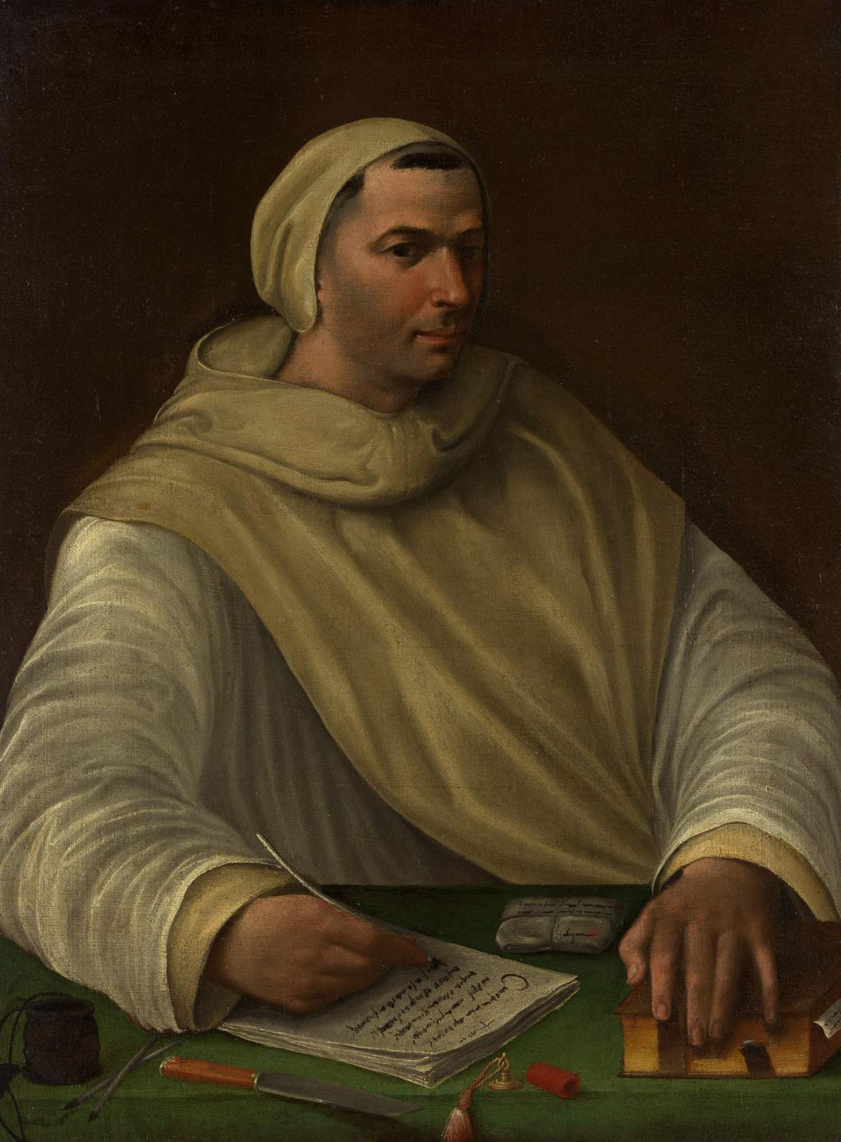 Renaissance Monk Portrait Historical Wall Art