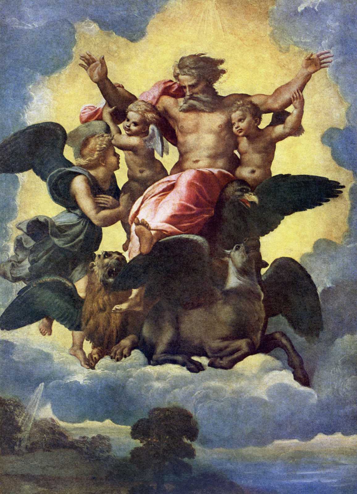 Divine Ascent Mythological Art Wall Art